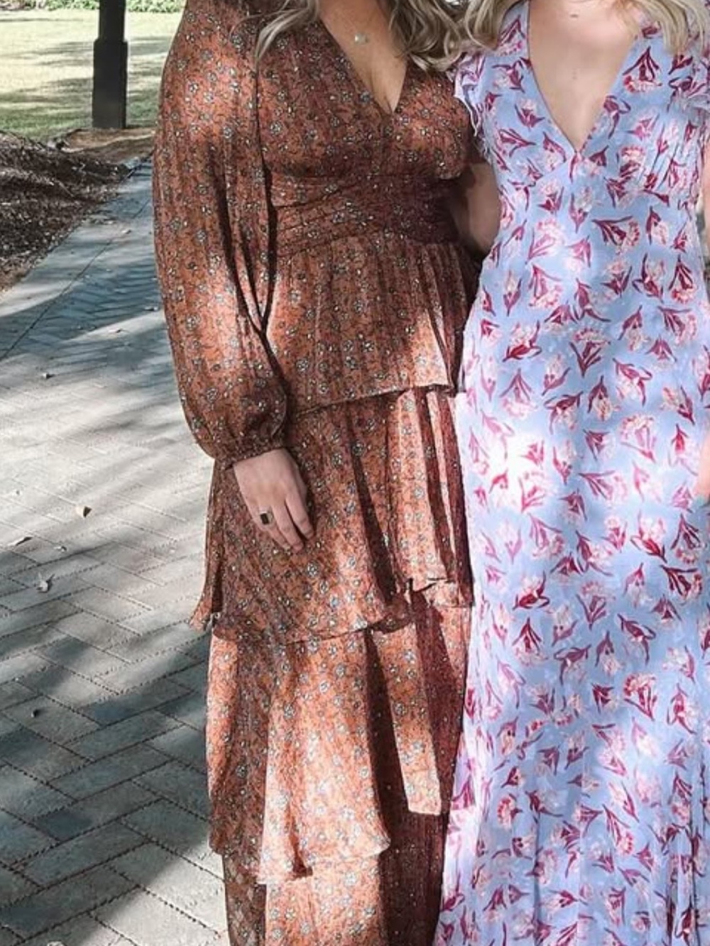 Tiered Ruffle Maxi Dress - only worn once for a wedding - Picture 2 of 2